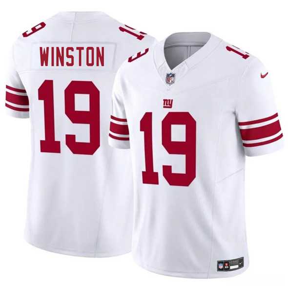 Men & Women & Youth New York Giants #19 Jameis Winston White 2025 F.U.S.E. Vapor Untouchable Limited Stitched Jersey->new york giants->NFL Jersey